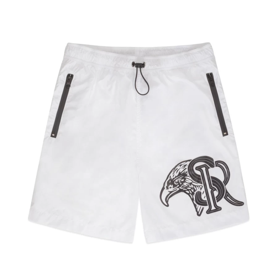 "Stefano Ricci Men's Luxury Swim Trunks in Color W000"