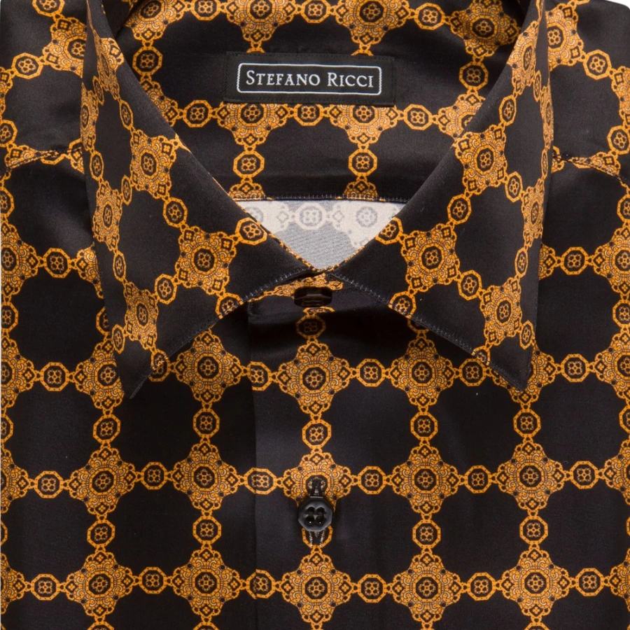 "Stefano Ricci Men's Handmade Torino Shirt – Luxury Italian Dress Shirt"