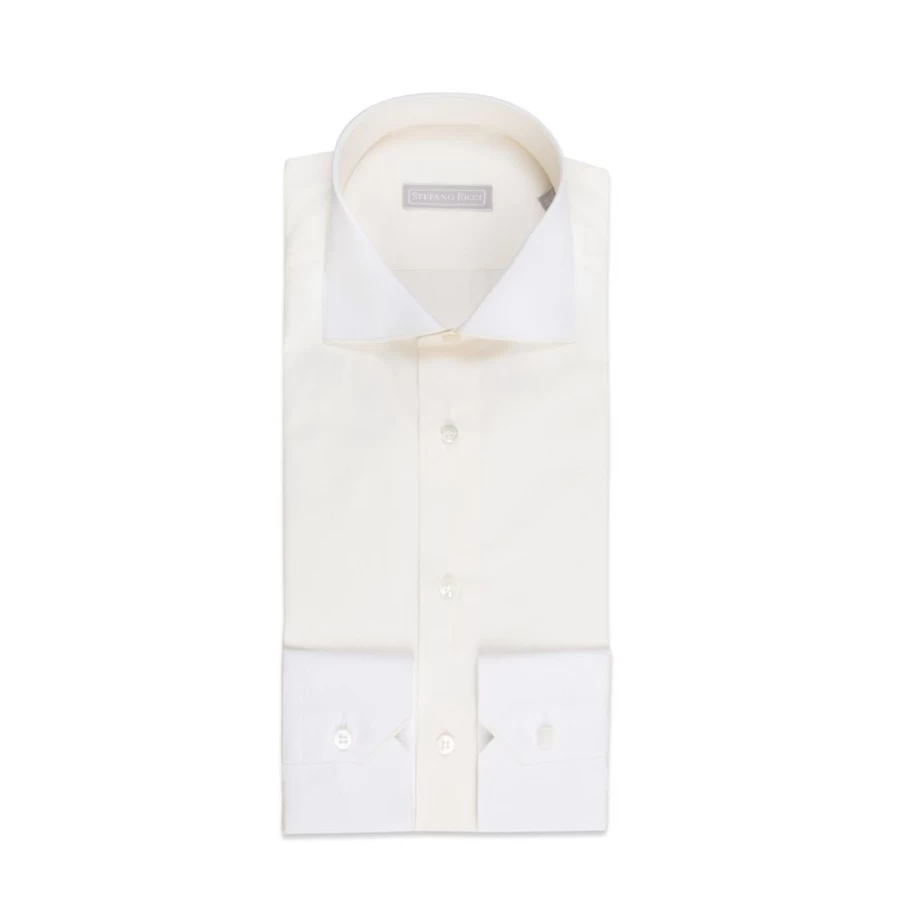 Stefano Ricci Men's Handmade Napoli Shirt – Premium Luxury Italian Dress Shirt