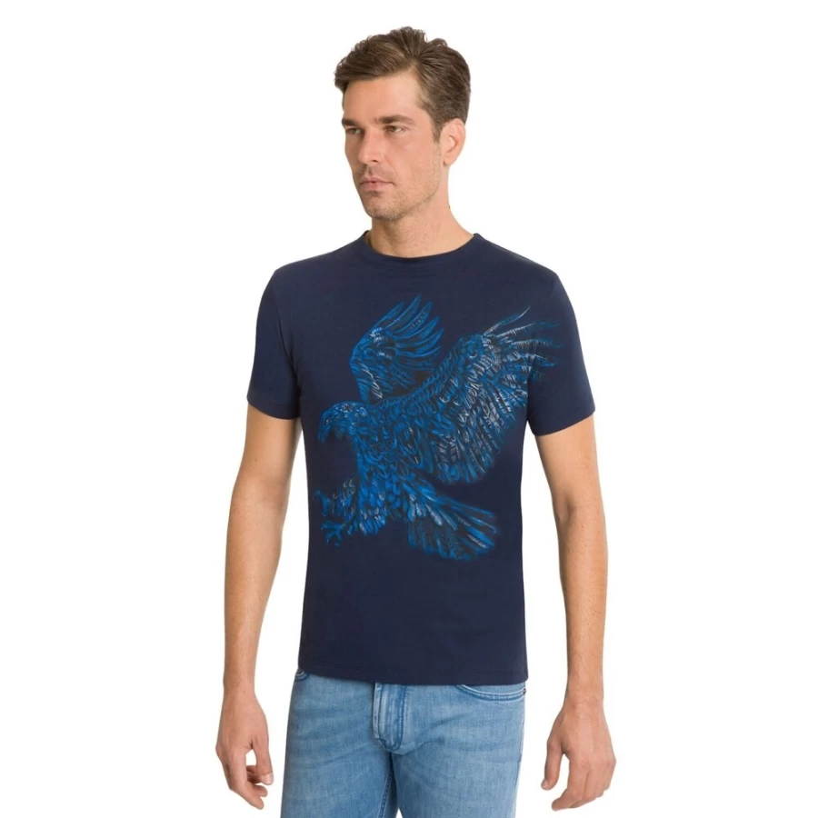"Stefano Ricci Limited Edition Hand Painted Men's T-Shirt – Exclusive Designer Collection"