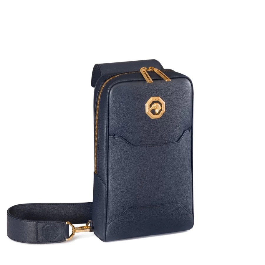Stefano Ricci Handmade Genuine Calfskin Leather Sling Backpack for Men & Women