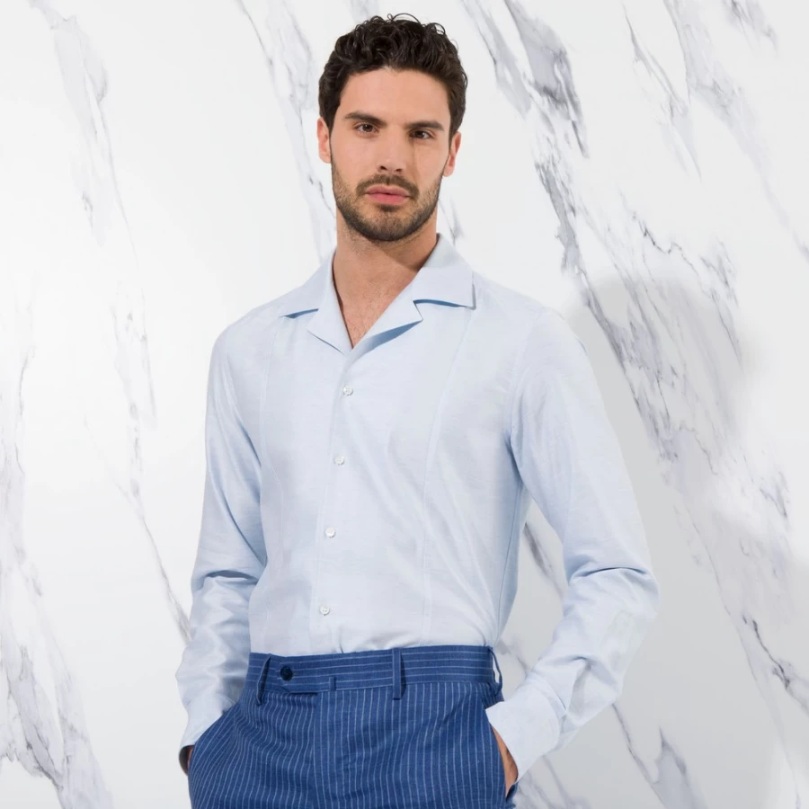 "Stefano Ricci Men's Handmade Miami Shirt – Premium Luxury Designer Polo"