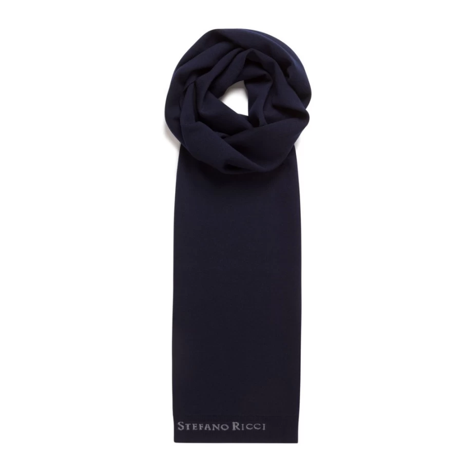 "Stefano Ricci Luxury Wool Scarf in Classic Red – Premium Soft Warm Wrap"