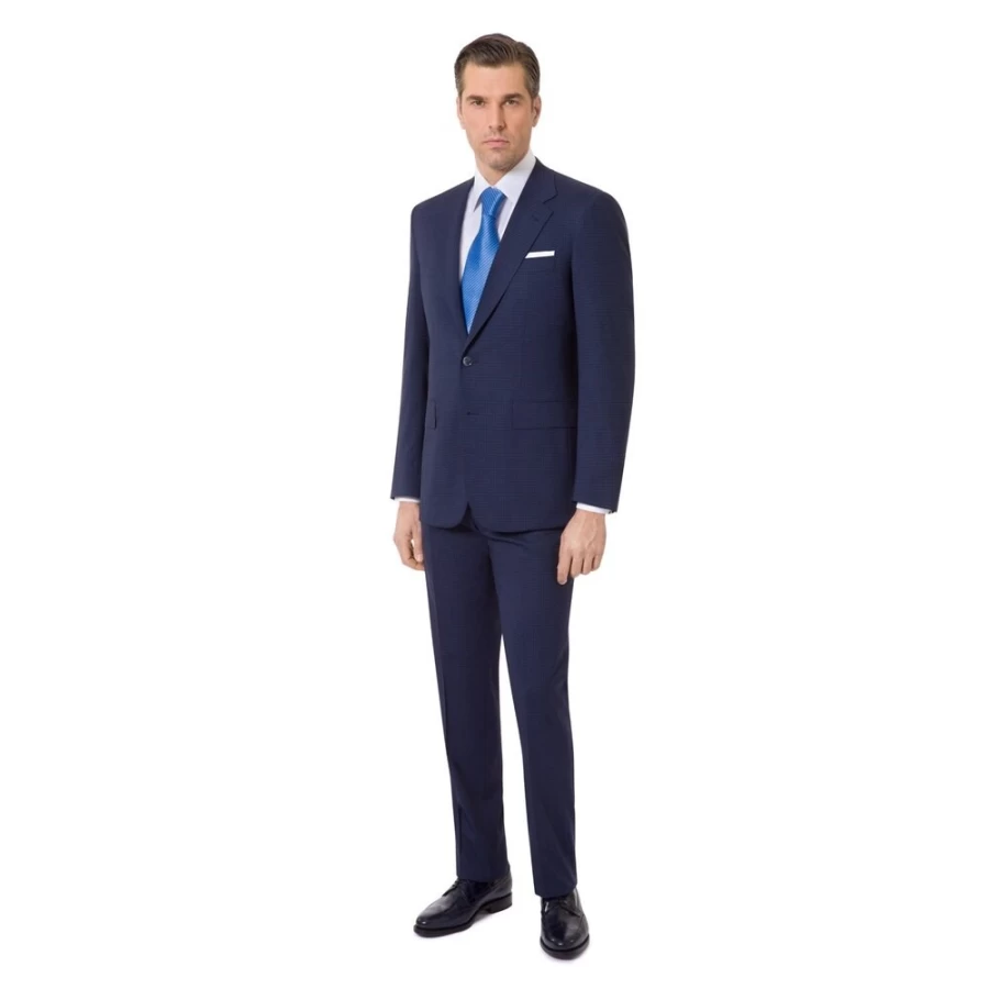 Stefano Ricci Men's Premium Two-Button Suit - Classic Tailored Blazer for Formal Wear