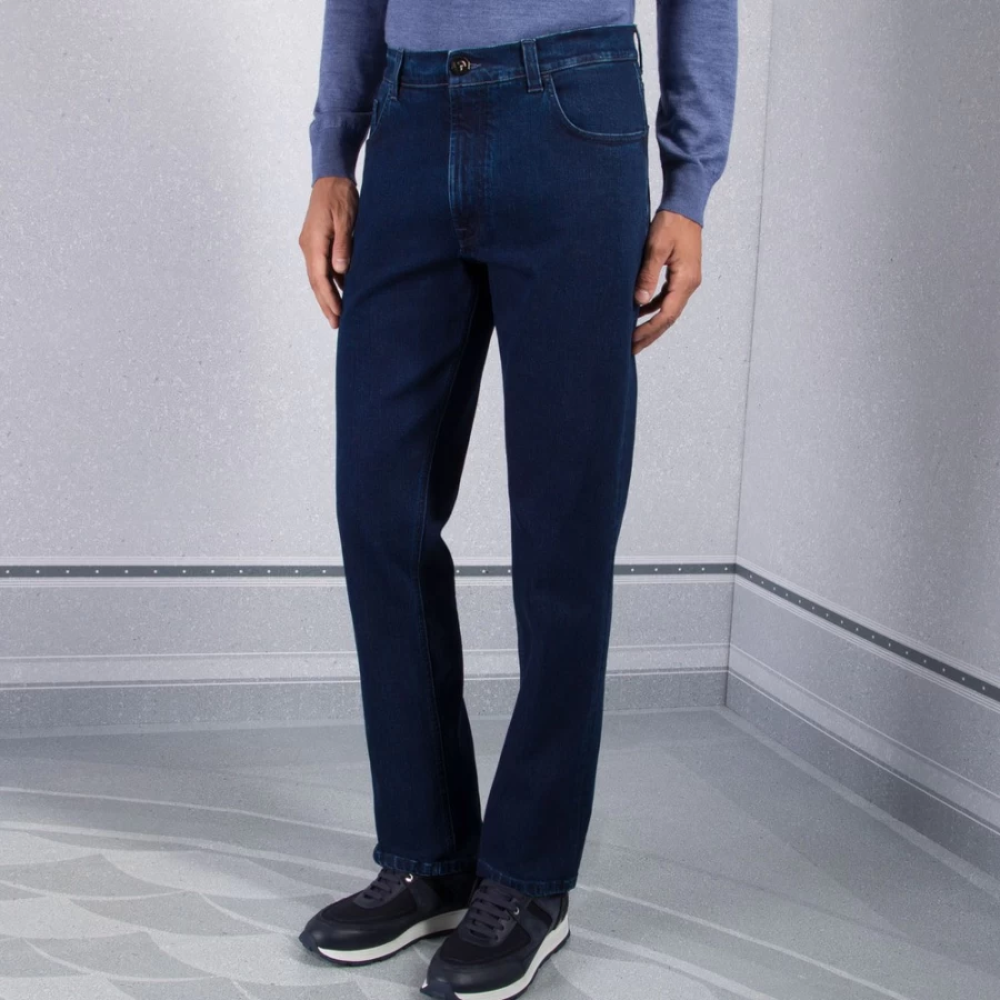 Stefano Ricci Men's Premium Luxury Jeans - High-Quality Denim for Style & Comfort