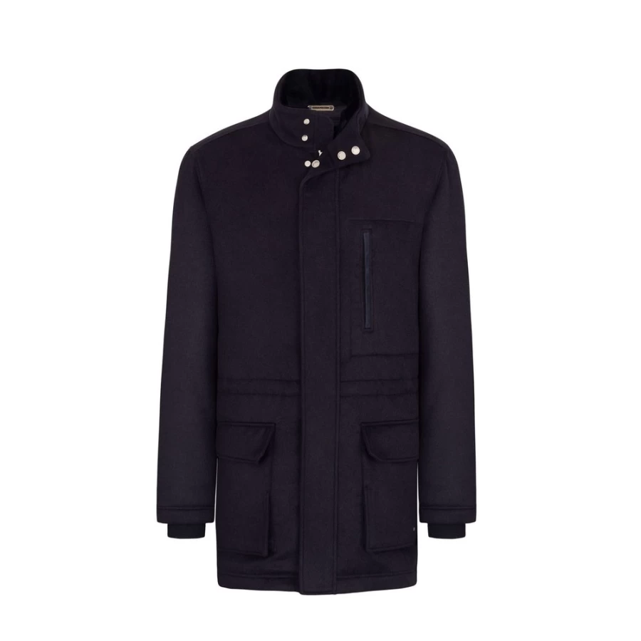"Stefano Ricci Men's Luxury Chinchilla, Cashmere, and Mink Fur Jacket – Premium Outerwear"
