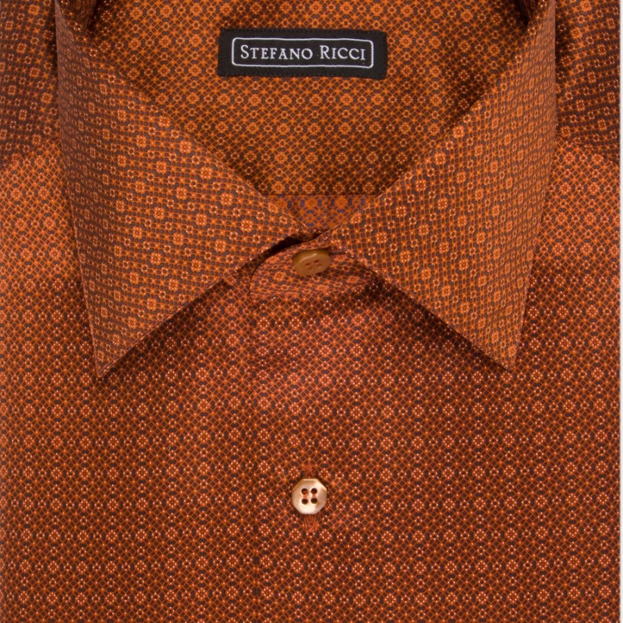 "Stefano Ricci Men's Handmade Ivrea Shirt – Luxury Italian Dress Shirt"