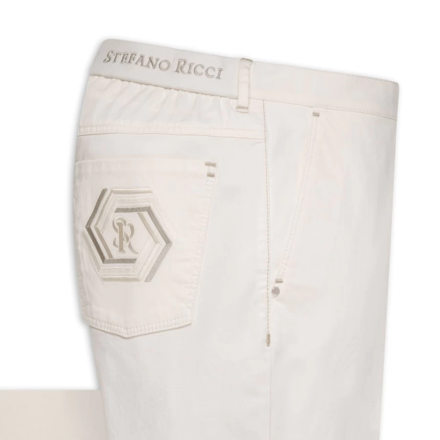 "Stefano Ricci Men's Luxury Casual Trousers for Elegant Comfort"
