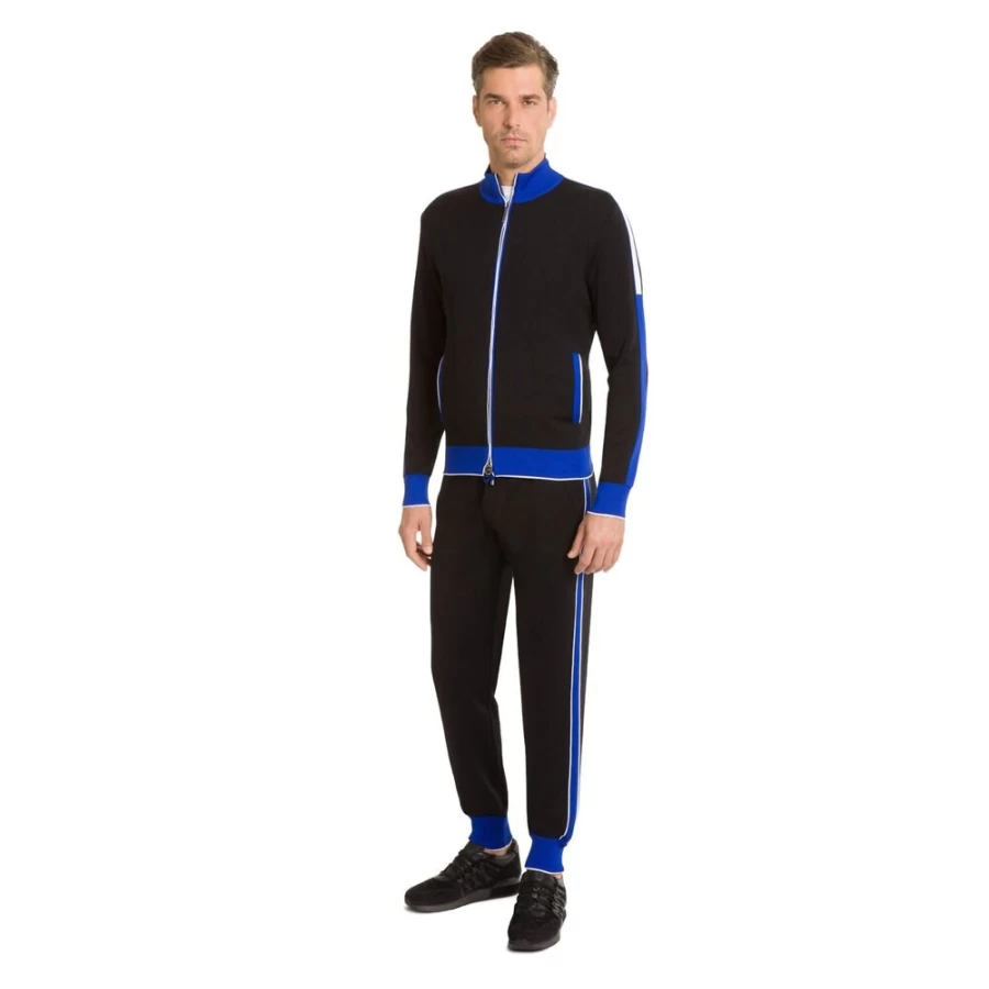 Stefano Ricci Men's Luxury Jogging Suit Blouson in Elegant Brown - Premium Tracksuit for Stylish Comfort
