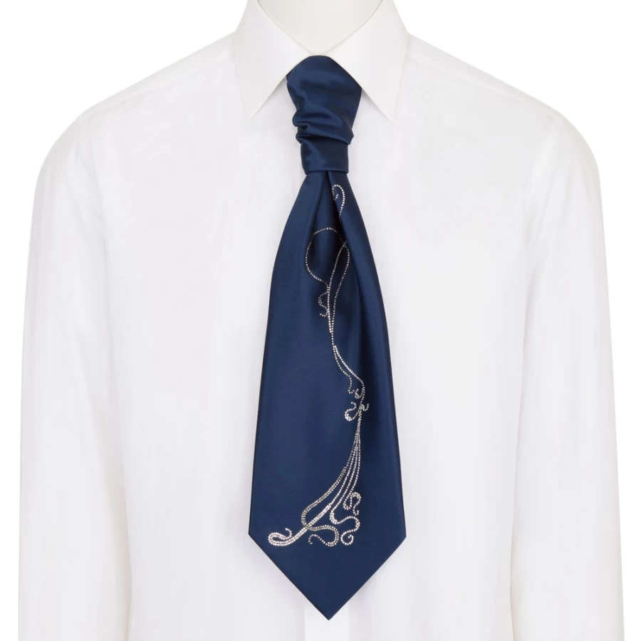"Stefano Ricci Luxury Silk Tie in Classic Sw432_007 Color | Elegant Plastron Design"