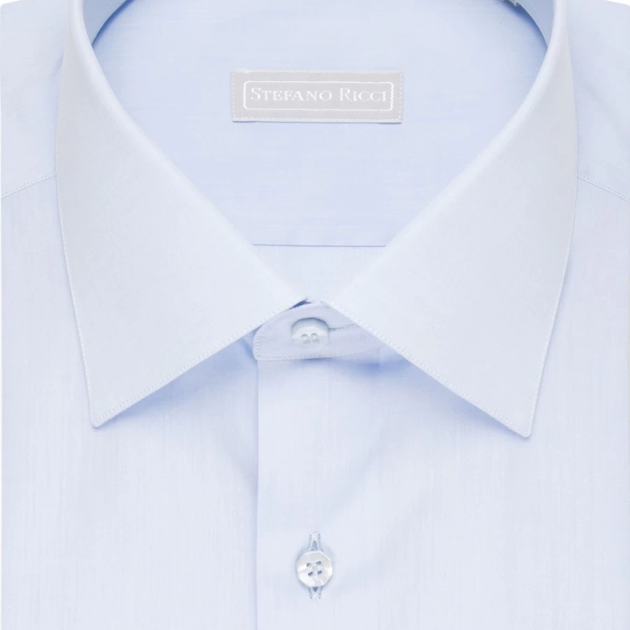 Stefano Ricci Men's Handmade Asti Shirt - Luxury Italian Cotton Dress Shirt for Men