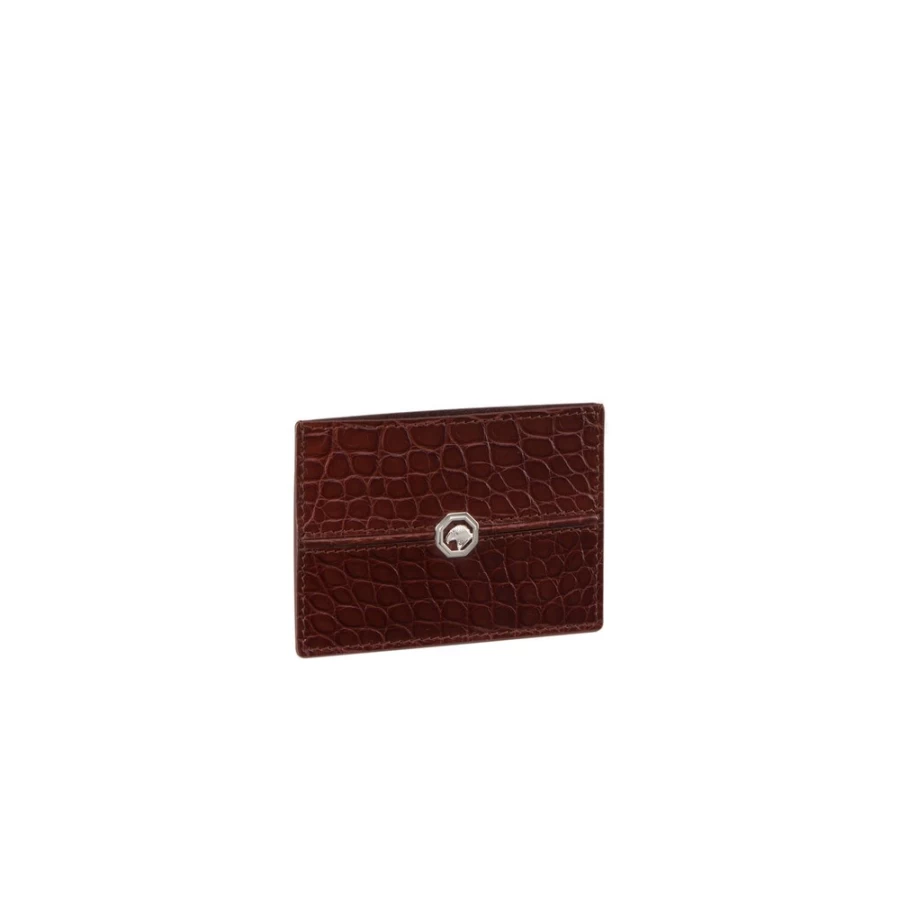 "Stefano Ricci Luxury Alligator Leather Card Holder – Premium Men's Wallet"