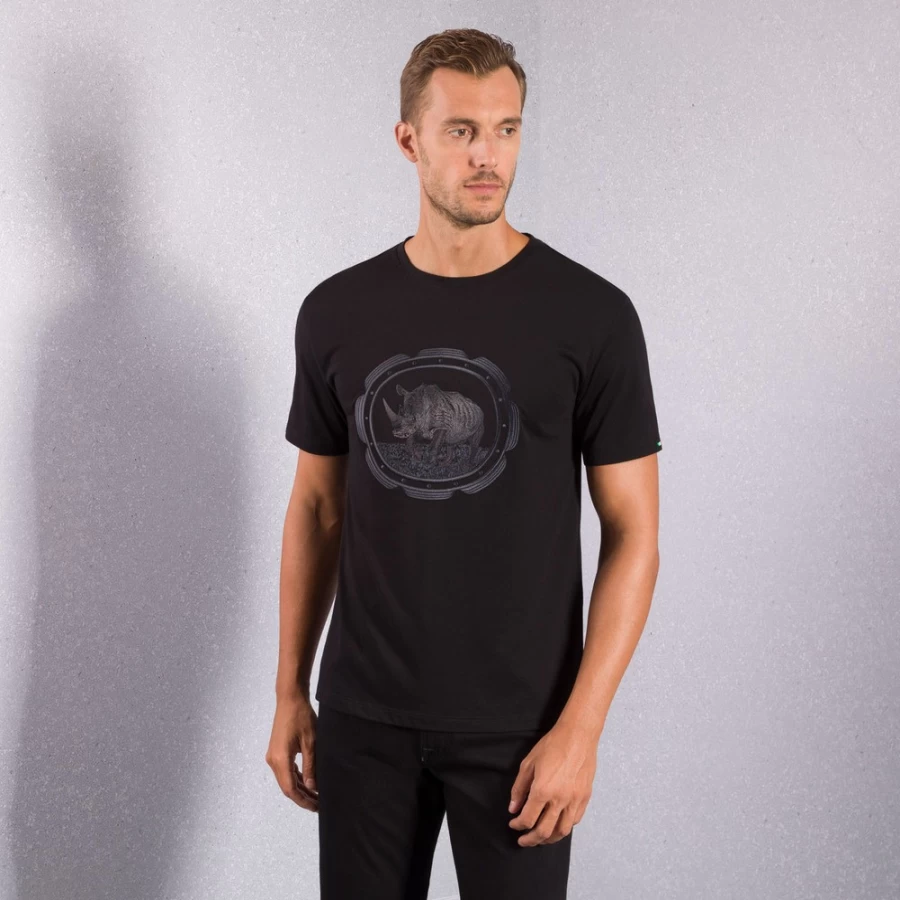 Stefano Ricci Men's Premium Cotton Crewneck T-Shirt - Classic Fit Casual Tee