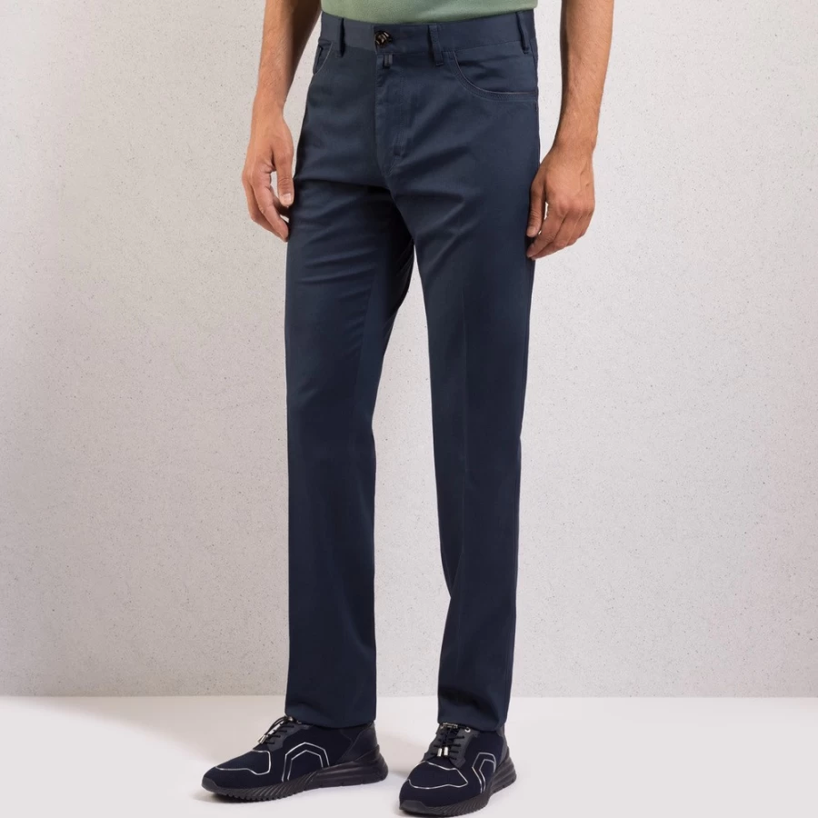 Stefano Ricci Men's B059 Five-Pocket Trousers for Luxury Casual Wear