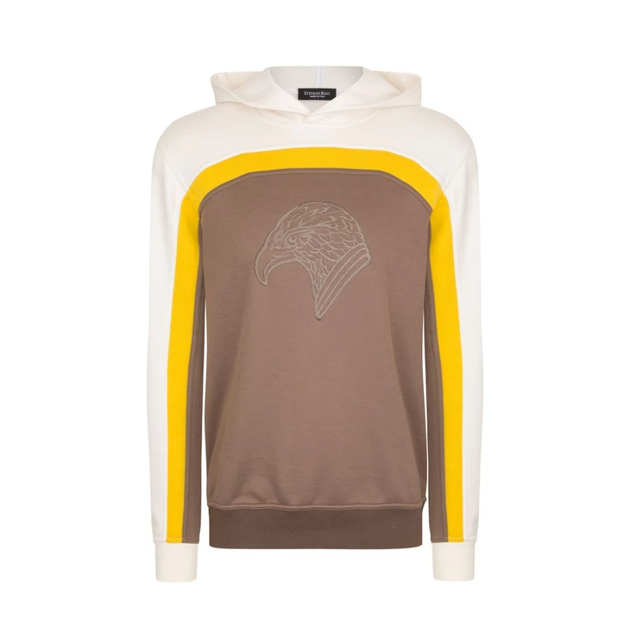Stefano Ricci Men's Premium Hooded Jogging Sweatshirt for Athletic Comfort & Style