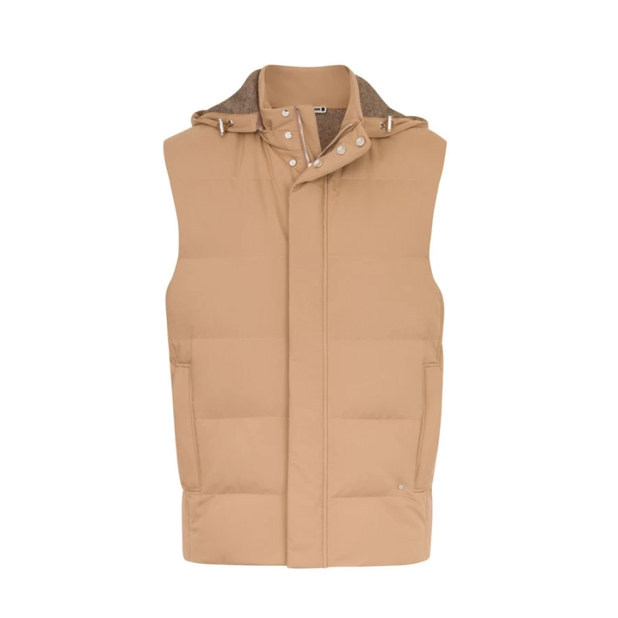 "Stefano Ricci Men's Hooded Gilet in Premium Fabric – Style Pl001H_8000"