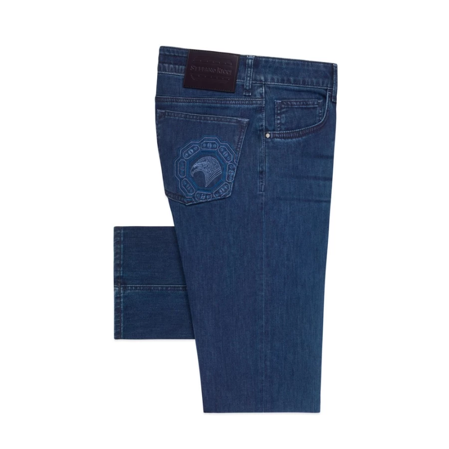 "Stefano Ricci Men's Premium Luxury Jeans for Style & Comfort"