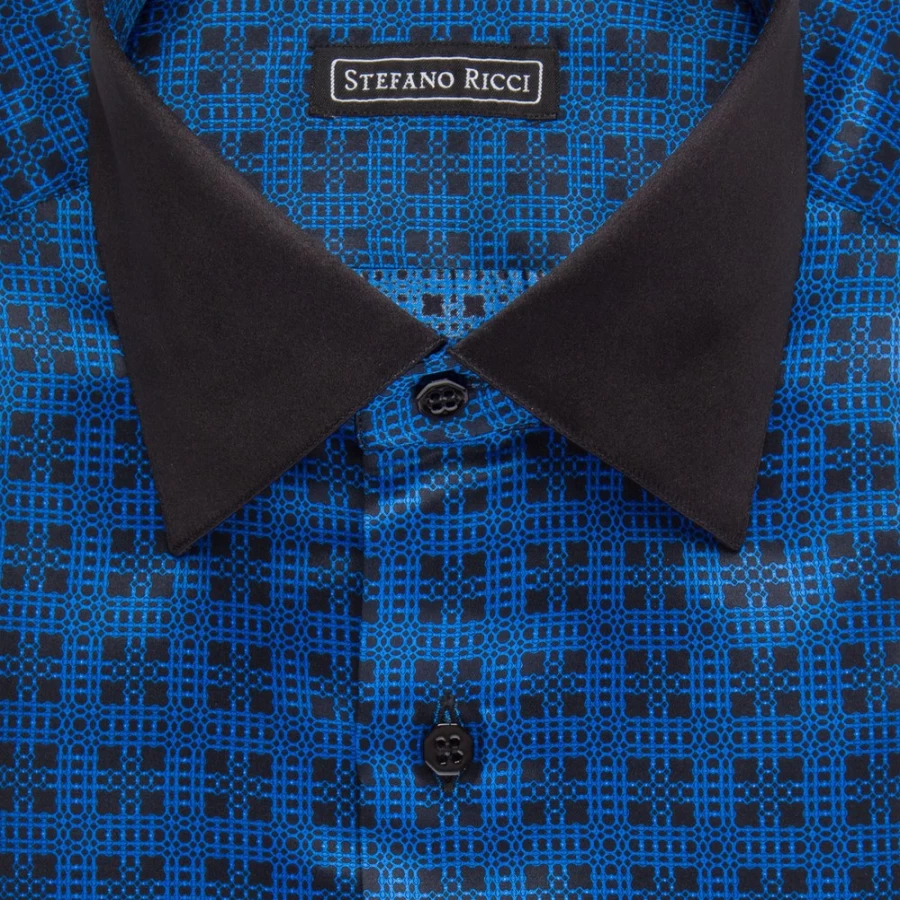 "Stefano Ricci Men's Handmade Torino Shirt – Luxury Italian Dress Shirt"