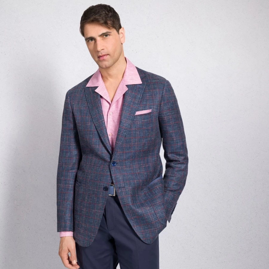 Stefano Ricci Men's Two-Button Deconstructed Blazer - Luxury Tailored Jacket for Modern Style