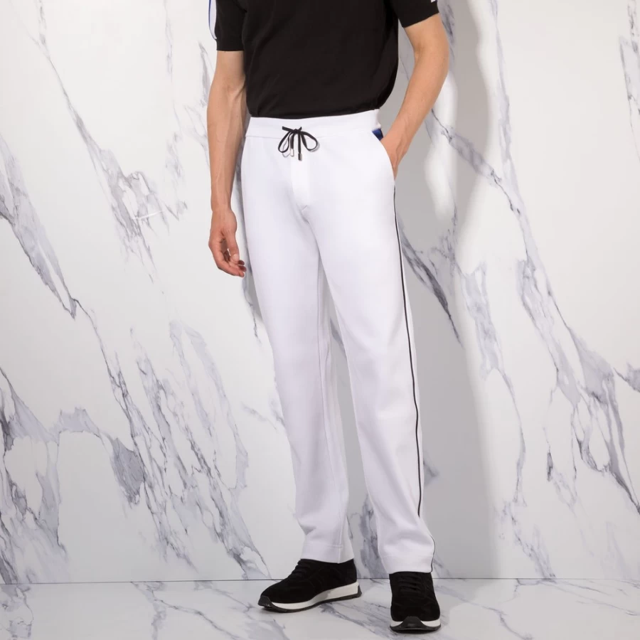 Stefano Ricci Men's Luxury Knit Jogging Suit Trousers - Premium Comfort & Style