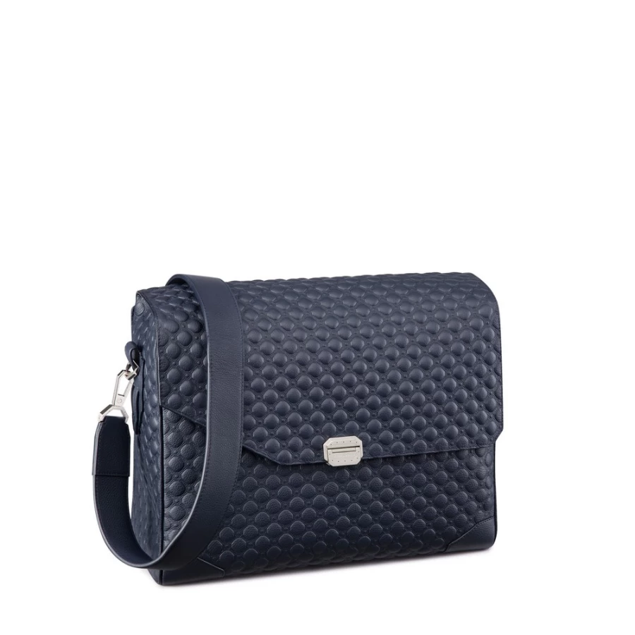 "Stefano Ricci Luxury Calfskin Leather Messenger Bag for Men – Premium Designer Briefcase"