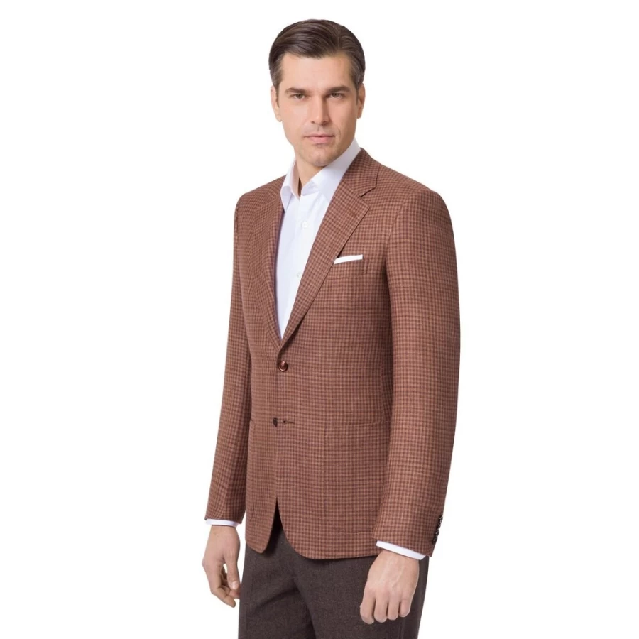 "Stefano Ricci Men's Two Button Iconic Sartorial Jacket – Premium Luxury Blazer"