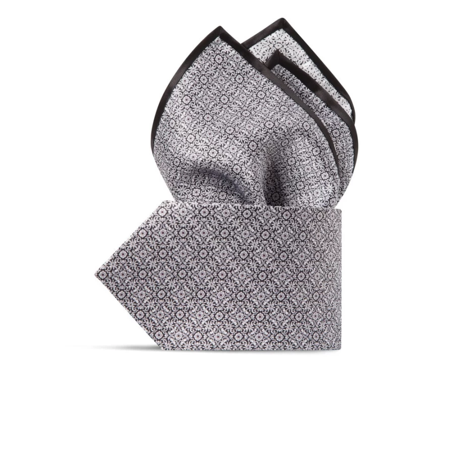 Stefano Ricci Luxury Hand-Printed Silk Tie Set in Elegant Color 45007_001