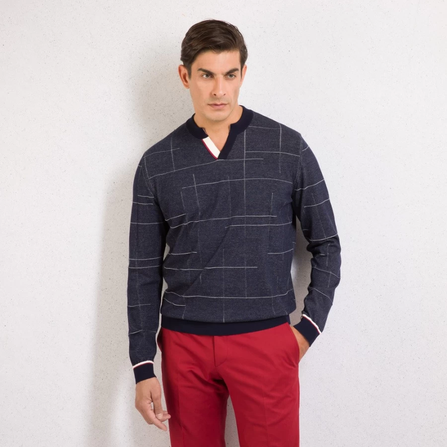 Stefano Ricci Men's Spread Crew Neck Sweatshirt in Color F23278_3198
