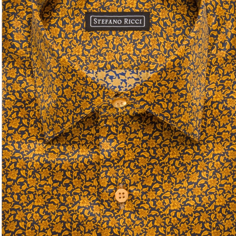 Stefano Ricci Men's Handmade Ivrea Shirt – Luxury Italian Dress Shirt for Men