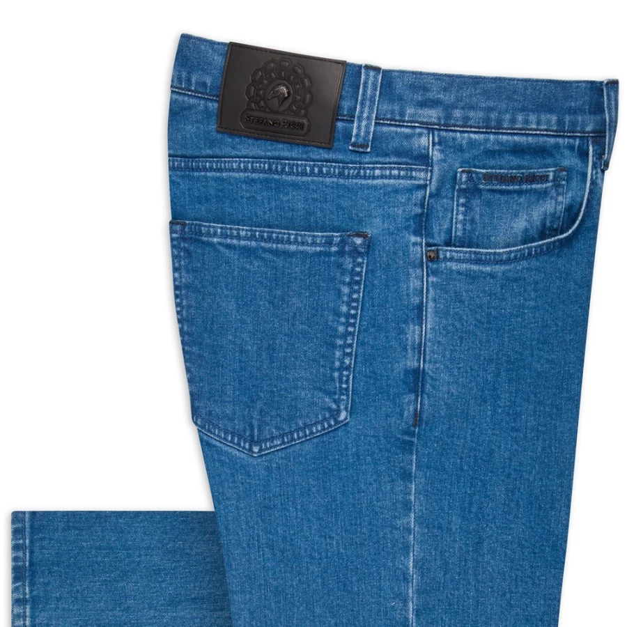 "Stefano Ricci Men's Premium Luxury Jeans for Style & Comfort"