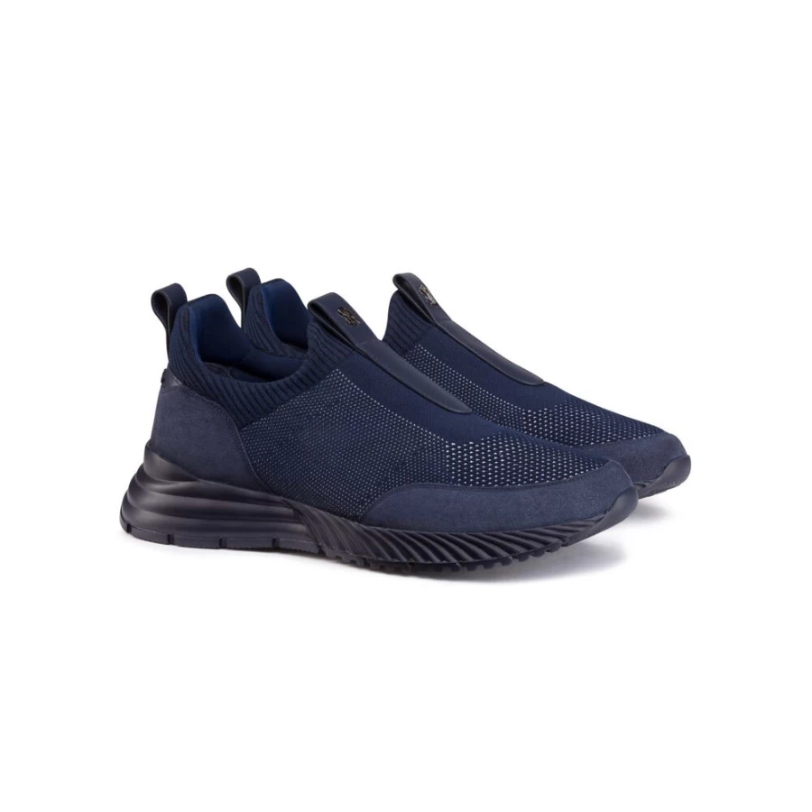 "Stefano Ricci Luxury Slip-On Sneakers for Men | Premium Comfort & Style"