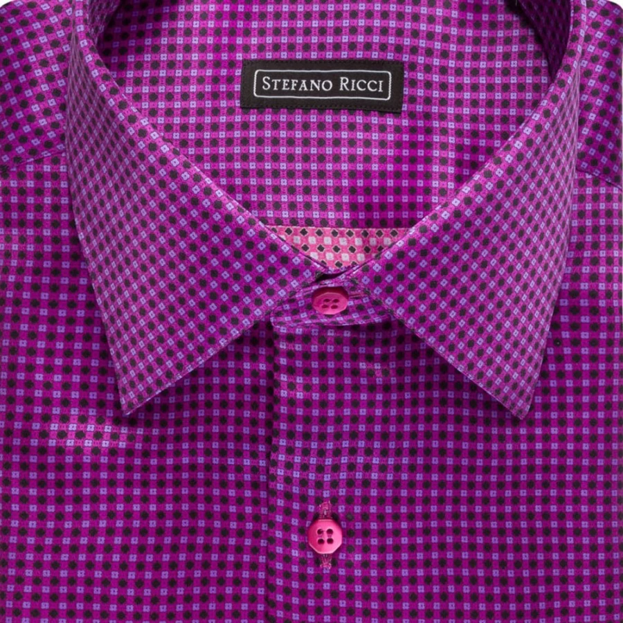 Stefano Ricci Men's Handmade Torino Shirt – Luxury Italian Cotton Dress Shirt