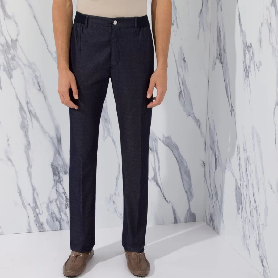 "Stefano Ricci Men's Premium Casual Trousers for Stylish Comfort"