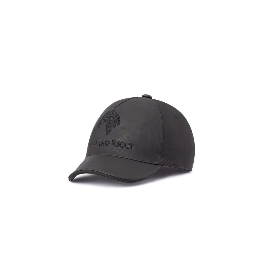 Stefano Ricci Junior Silk and Lambskin Leather Baseball Cap for Boys and Girls