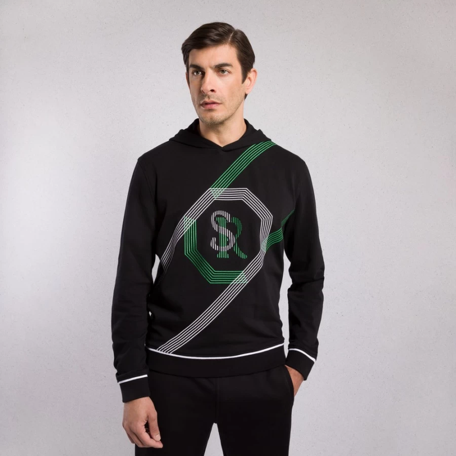 Stefano Ricci Men's Premium Hooded Sweater in Elegant Color T23256_3131