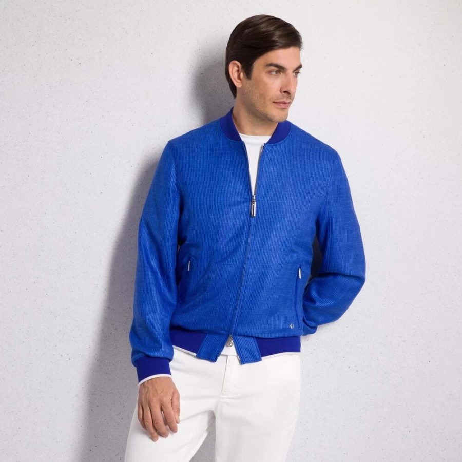 "Stefano Ricci Men's Luxury Blouson Jacket in Elegant Color Pi50Hc_6688"