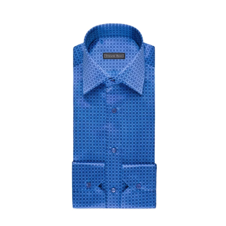 "Stefano Ricci Men's Handmade Torino Shirt in 45003_003 Color"