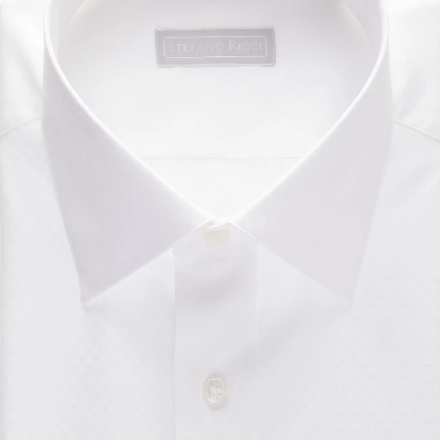 "Stefano Ricci Men's Premium Cotton Alba Shirt – Luxury Formal Wear"