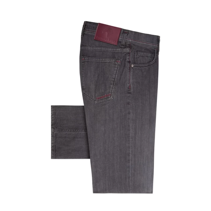 Stefano Ricci Men's Regular Fit Jeans - Premium Denim for a Classic Look