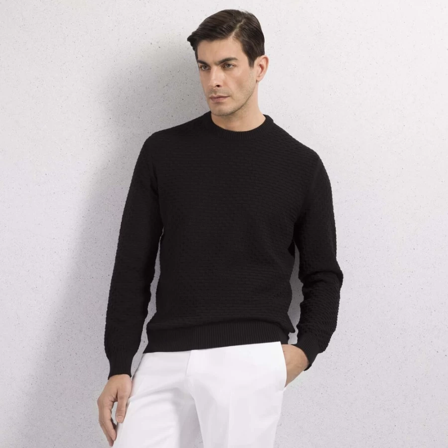 Stefano Ricci Men's Knit Crewneck Sweater in F23125_131 Color