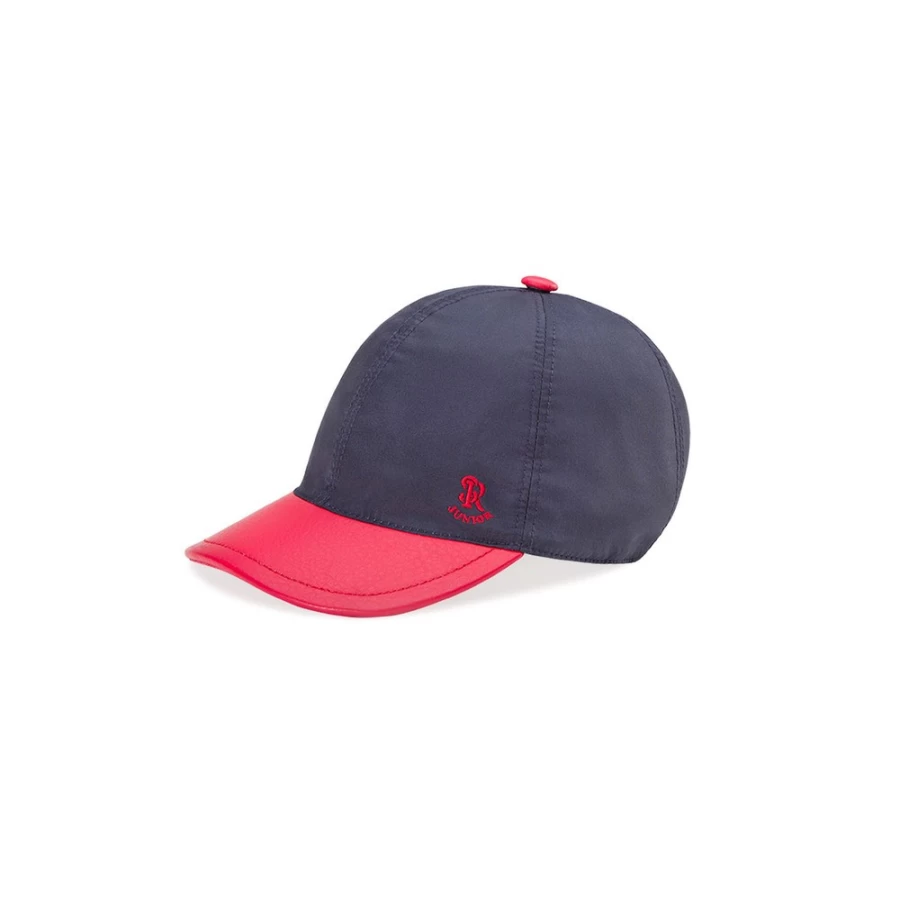 Stefano Ricci Junior Silk and Deerskin Baseball Cap for Boys Luxury Fashion