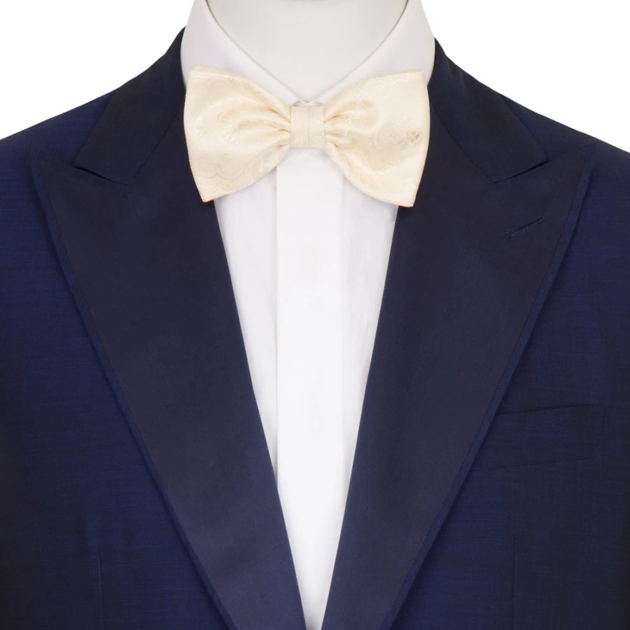 Stefano Ricci Luxury Silk Bow Tie with Swarovski Crystal Details