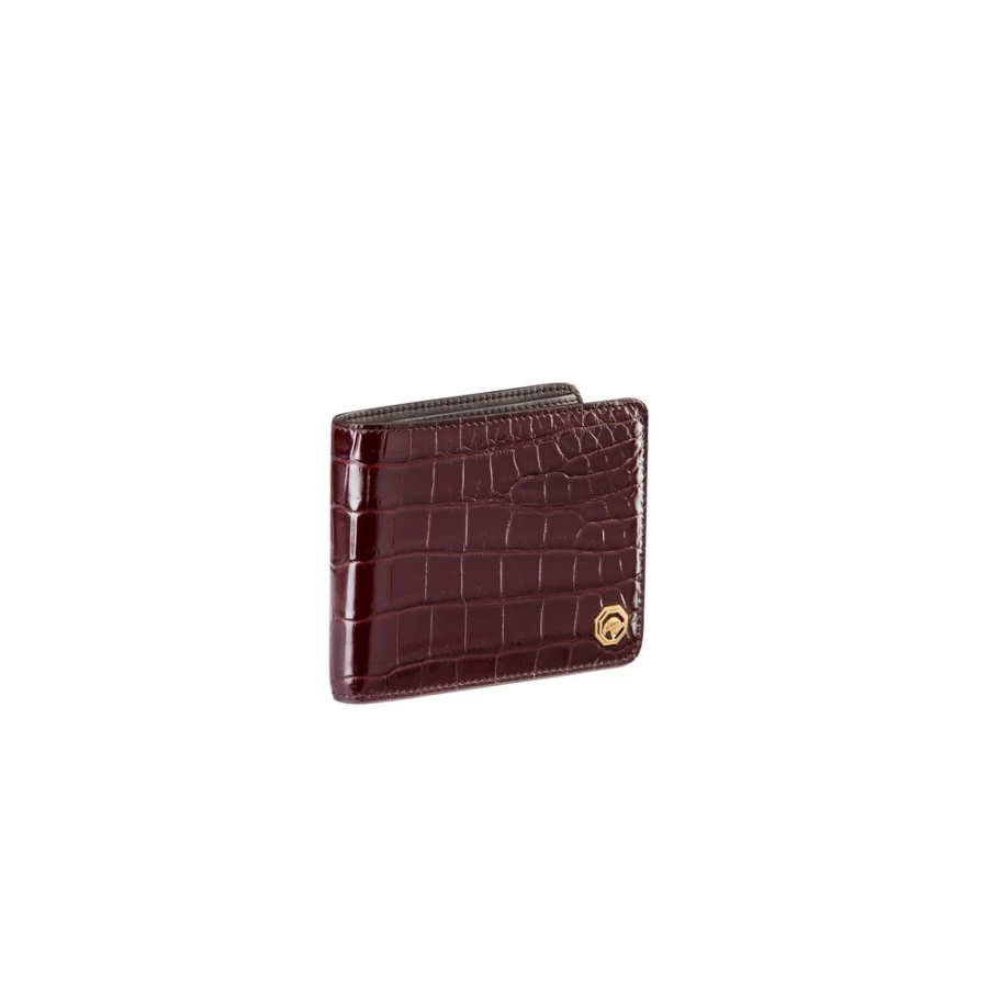 Stefano Ricci Diamante Crocodile Leather Bifold Wallet for Men Luxury Designer Billfold
