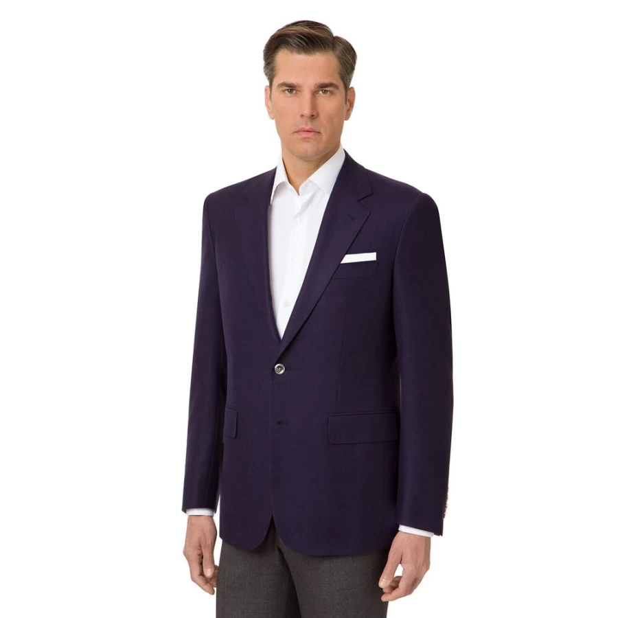 Stefano Ricci Men's Premium Two-Button Jacket – Classic Tailored Blazer for Formal Wear