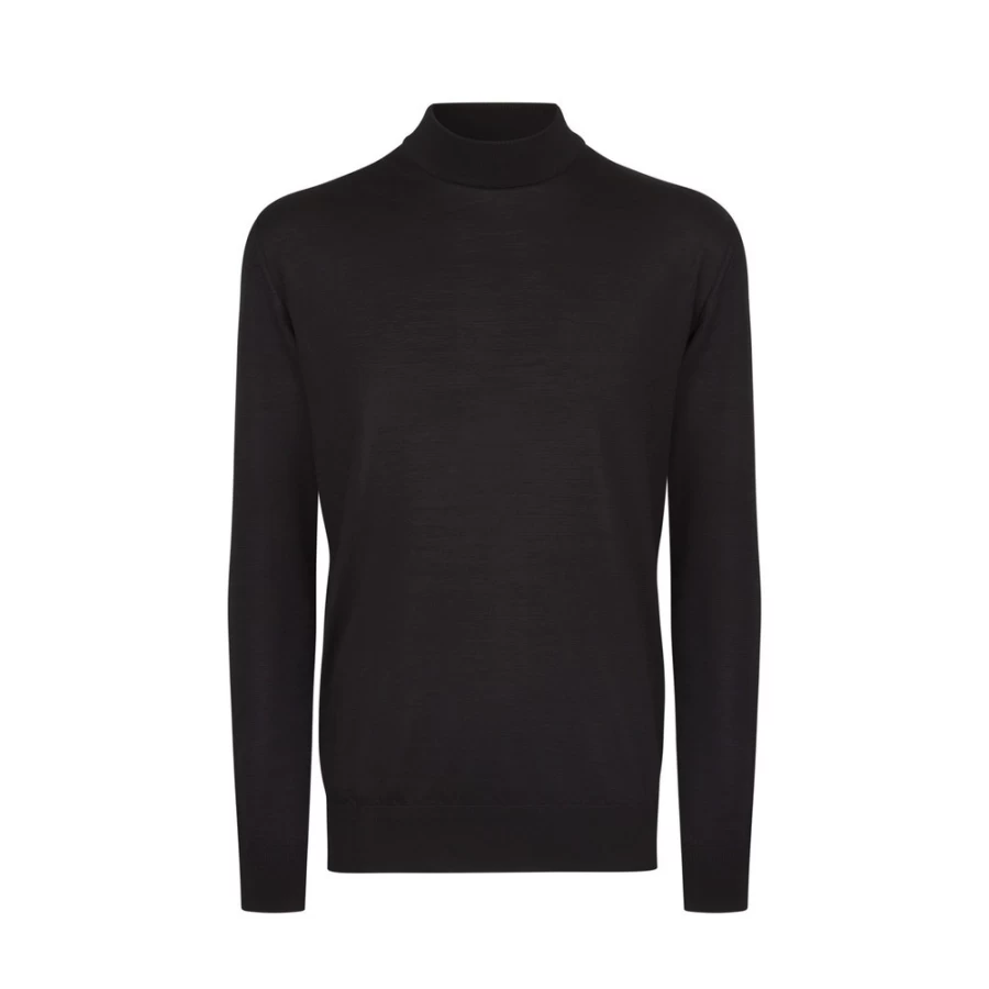 Stefano Ricci Men's Silk Mock Neck Sweater - Luxury Knitwear for Men