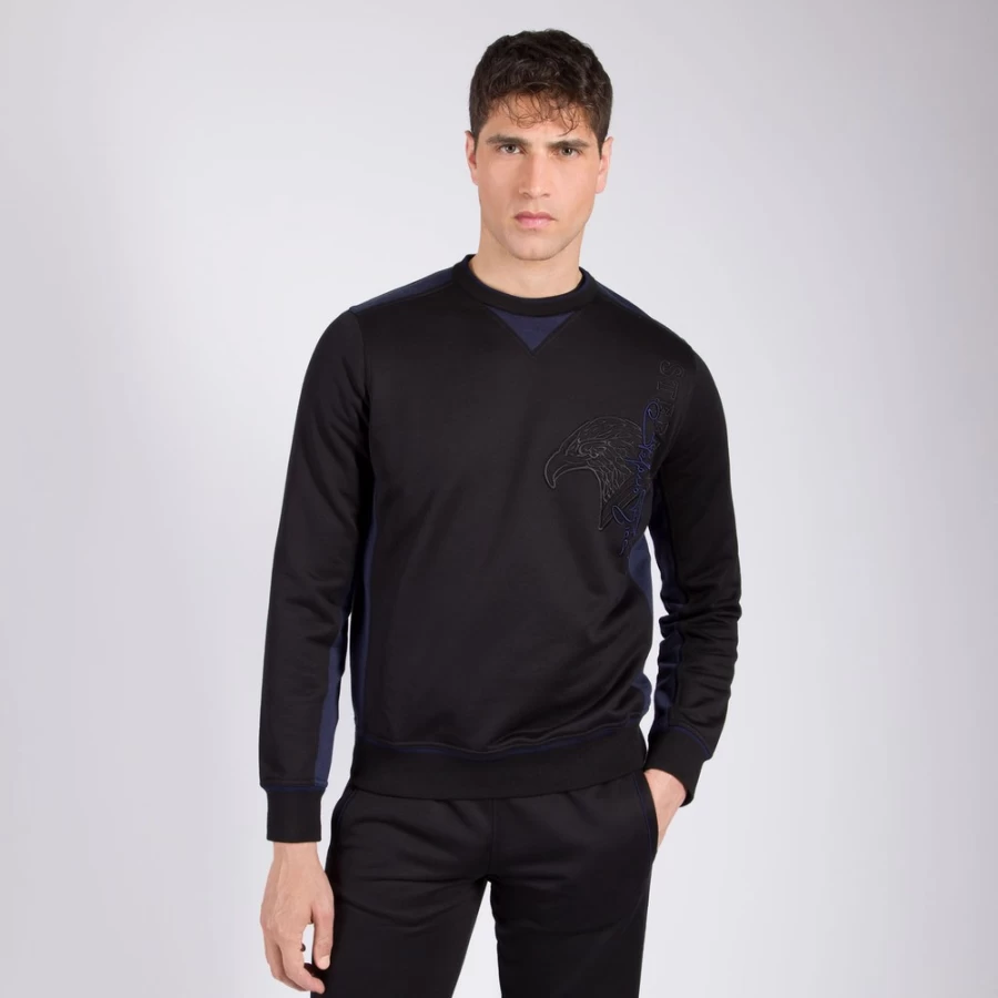 Stefano Ricci Men's Premium Jogging Sweatshirt - Comfortable & Stylish Running Pullover