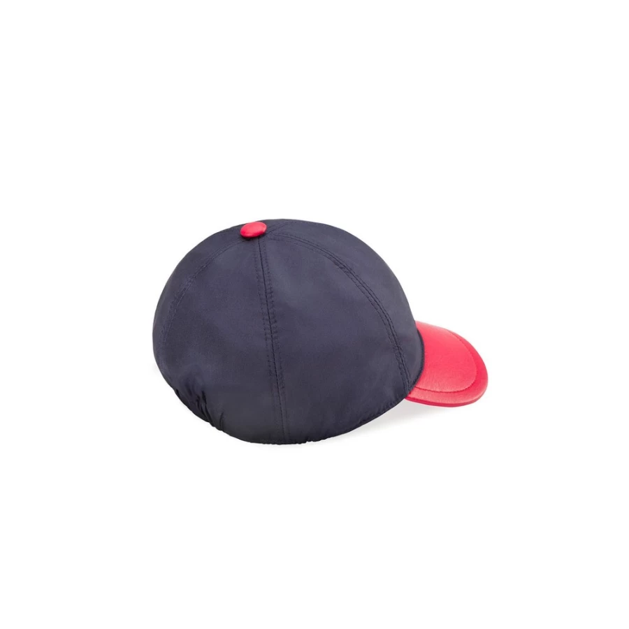 Stefano Ricci Junior Silk and Deerskin Baseball Cap for Boys Luxury Fashion
