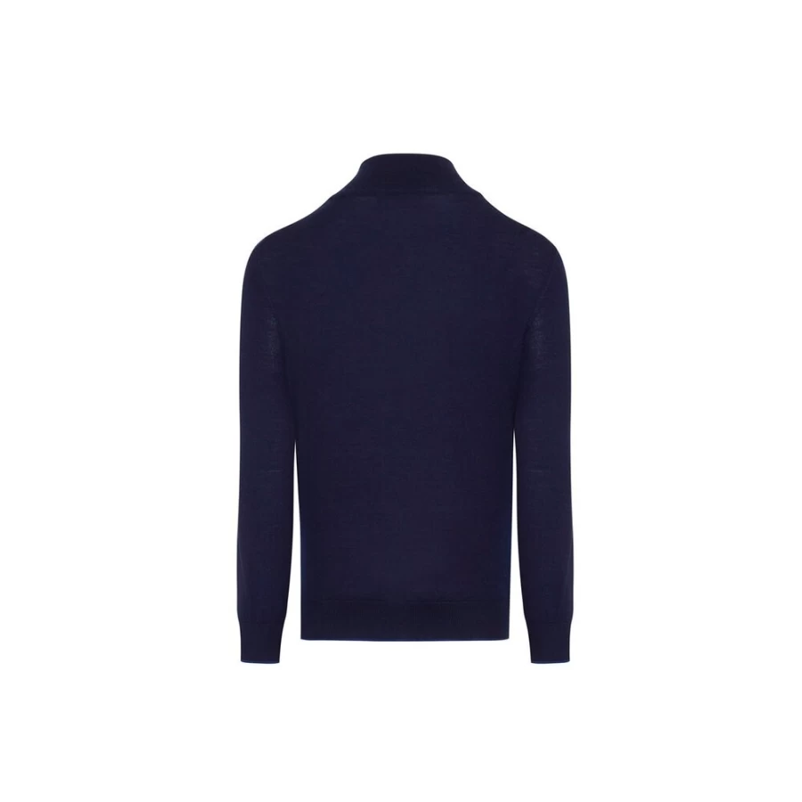 Stefano Ricci Junior Zip Blouson Sweater for Boys | Premium Knitwear