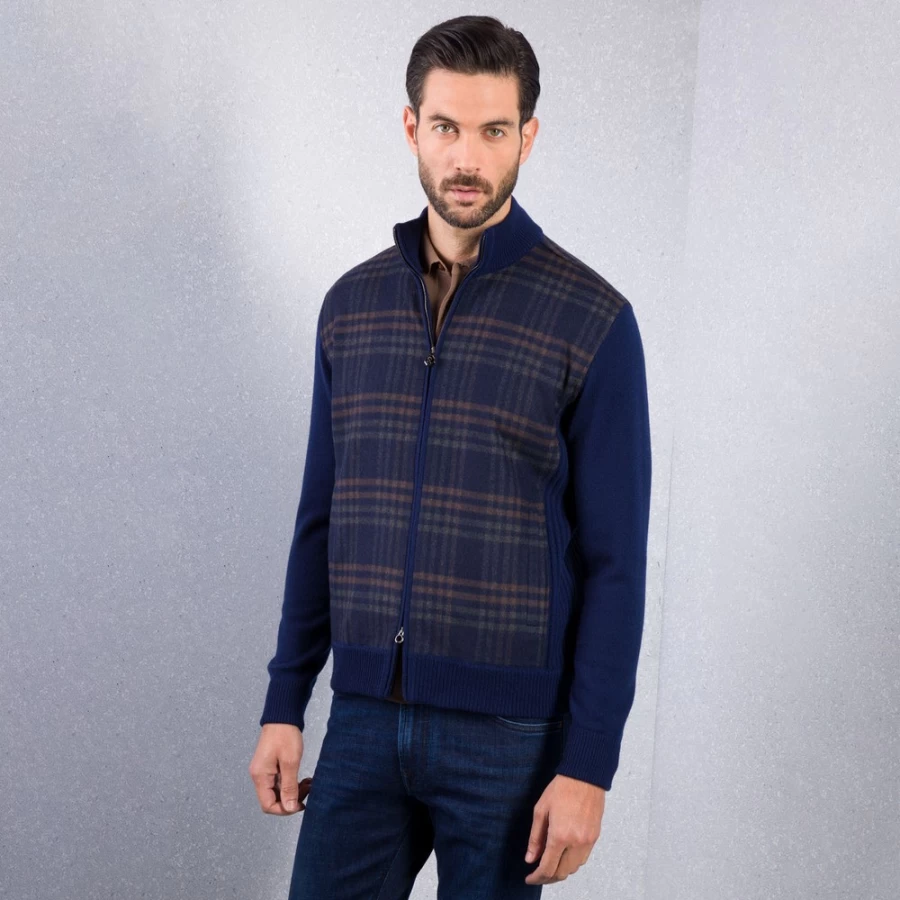 Stefano Ricci Men's Cashmere Blouson Jacket in Premium J22403_3189 Color