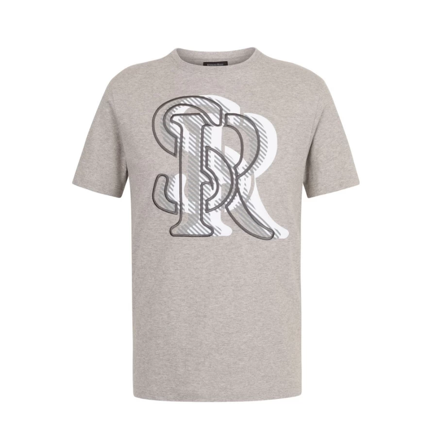 Stefano Ricci Men's Premium Cotton Crewneck T-Shirt - Classic Fit Casual Tee